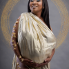 Gold Cloth – Radiant Elegance for Maternity Portraits