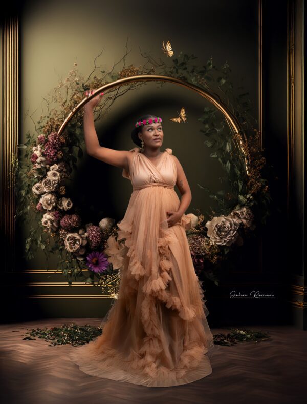 Light Brown Gown – Subtle Sophistication