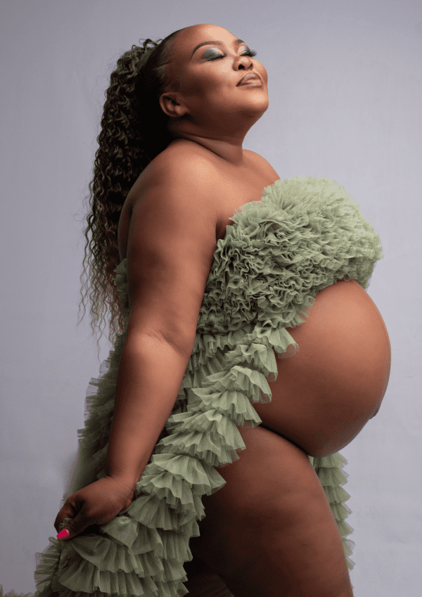 Olive Green Luxe Gown