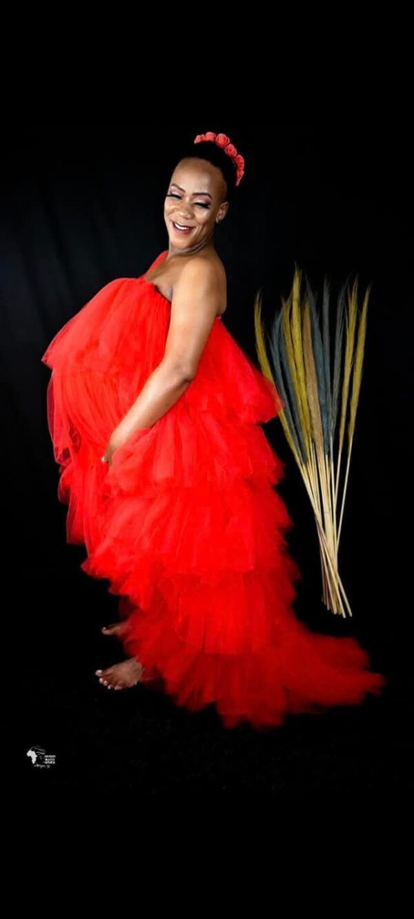 Red Glam Boobtube Dress